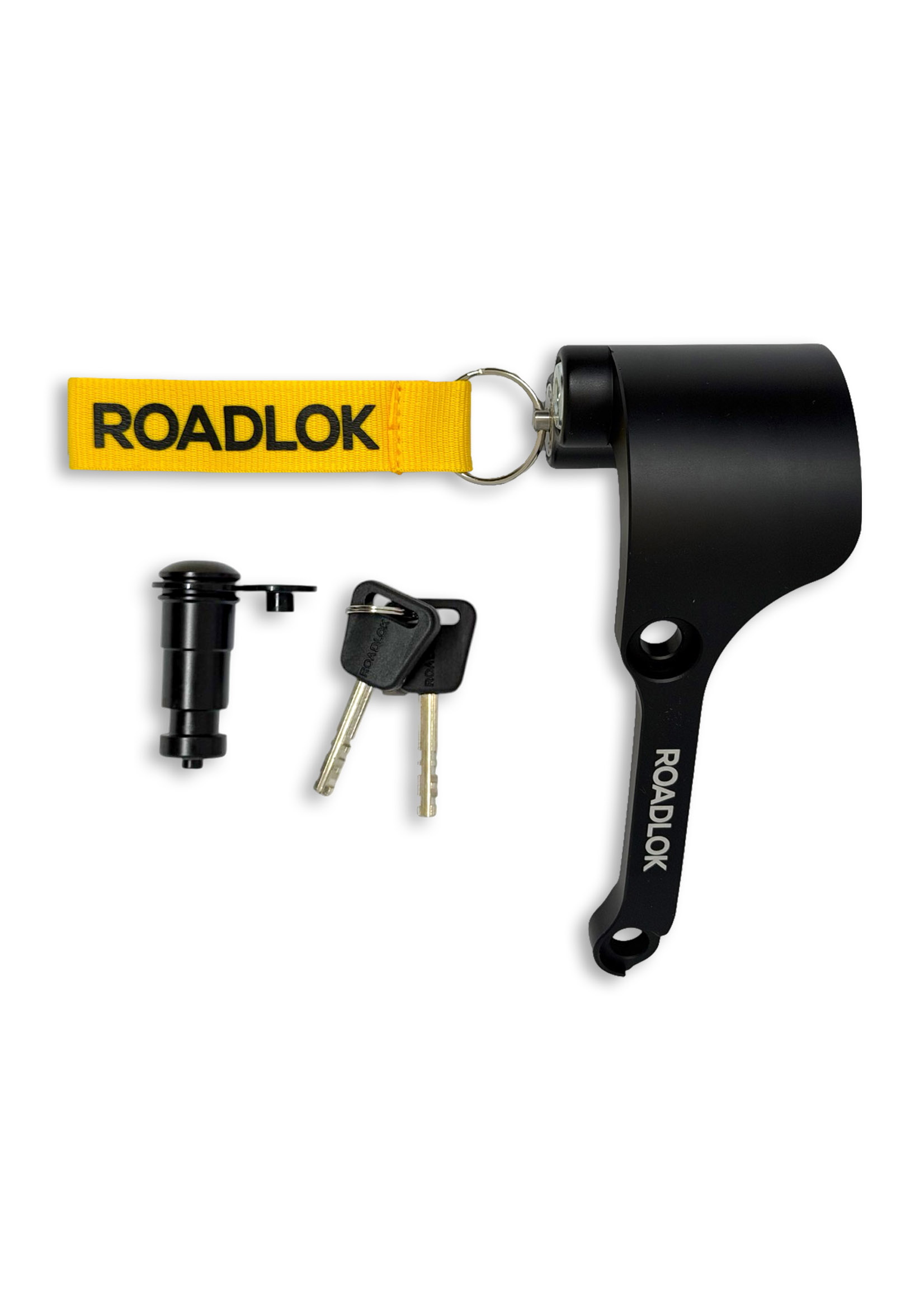 RoadLok XRA Eurosport 100 mm, höger — svart