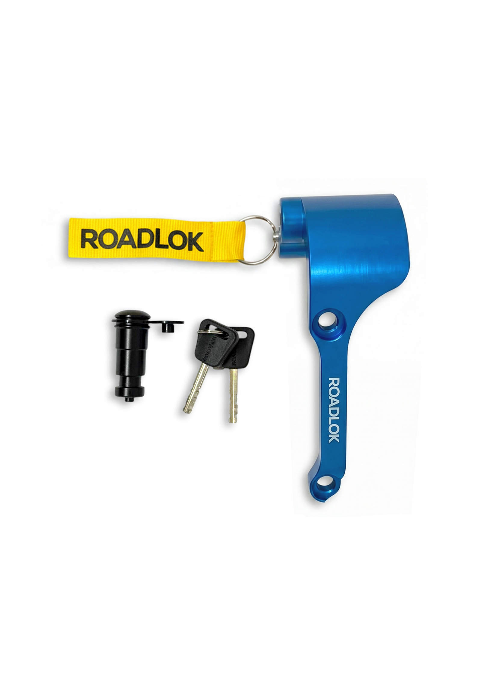 RoadLok XRA Eurosport 100 mm BMW/HD, höger — M-blå